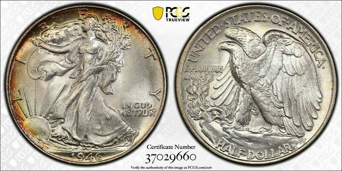 Trueview-MS--65-1946-Walking-Liberty-Half-Dollar